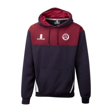 Croxton Kerrial CC Blade Hoody : Navy / Maroon / White