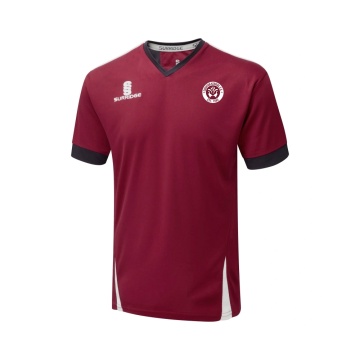 Croxton Kerrial CC Blade Training Shirt : Maroon / Navy / White